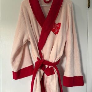 Red and Light Pink I Love Lucy Cozy Robe